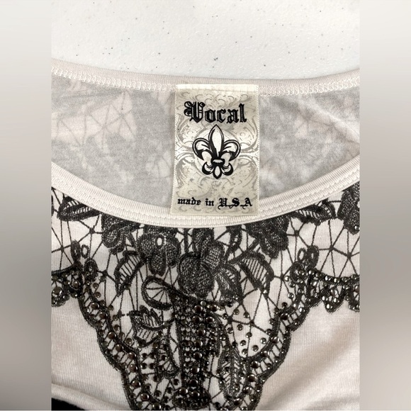 ✨Vocal Sheer Bling Top✨ - Picture 2 of 2